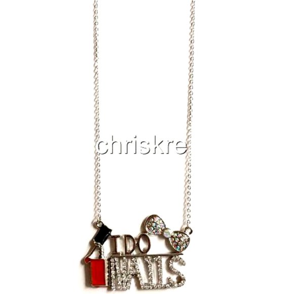 Nail Tech Cosmetology Stylist Necklace Gift I DO NAILS Mary Kay Silver Plated - Picture 4 of 8